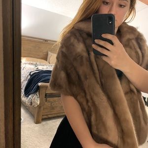 Fur shawl